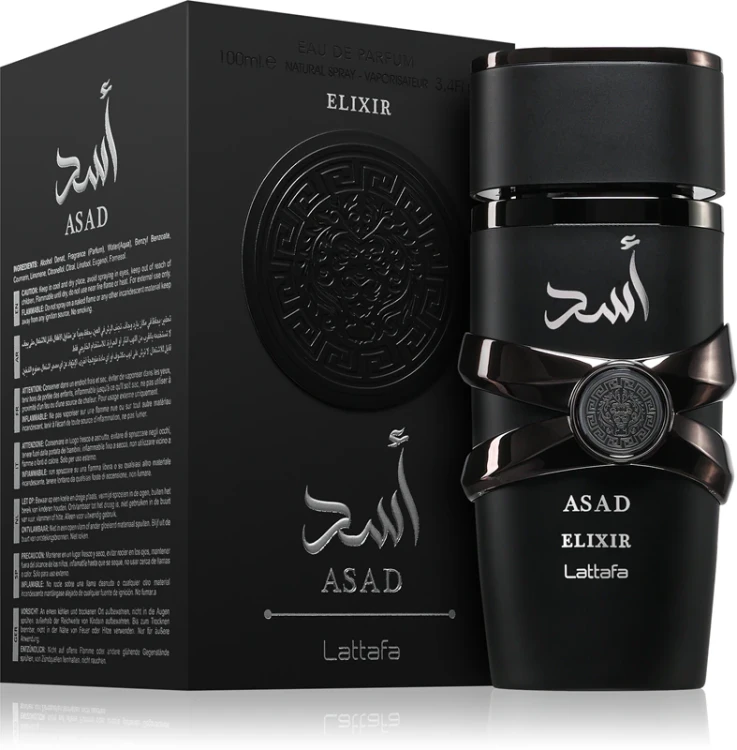 Lattafa Asad Elixir woda perfumowana 100ml + 2 próbki