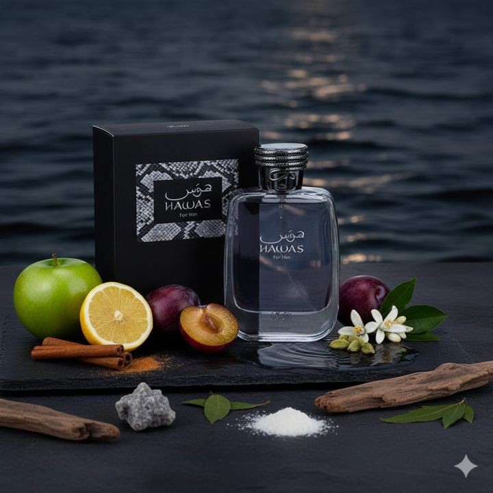 Rasasi Hawas For Him woda perfumowana 100ml. + 2 próbki