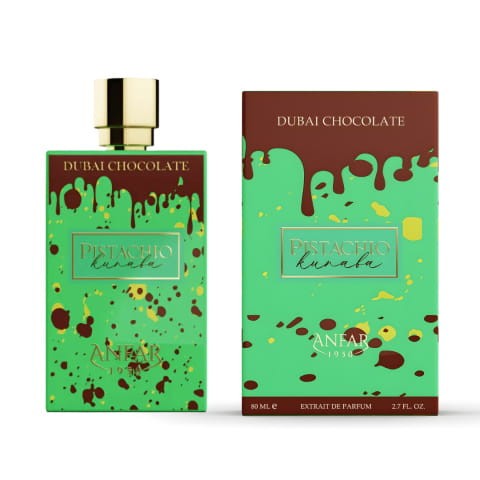 Anfar 1950 Pistachio Kunafa Dubai Chocolate woda perfumowana 80 ml + 2 próbki
