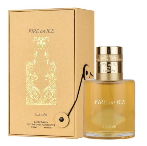 Lattafa Fire on Ice woda perfumowana 110 ml + 2 próbki