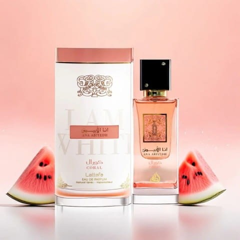 Lattafa Ana Abiyedh Coral woda perfumowana 60 ml + 2 próbki