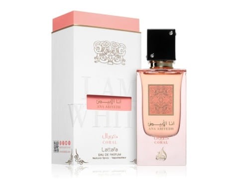 Lattafa Ana Abiyedh Coral woda perfumowana 60 ml + 2 próbki