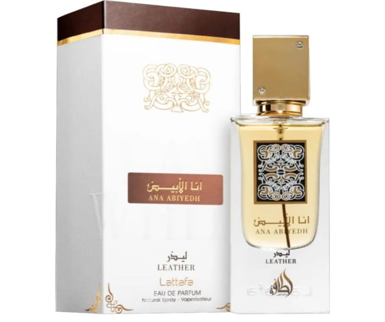 Lattafa Ana Abiyedh Leather woda perfumowana 60ml+ 2 próbki
