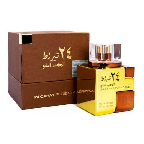 Lattafa 24 Carat Pure Gold woda perfumowana 100 ml + 2 próbki