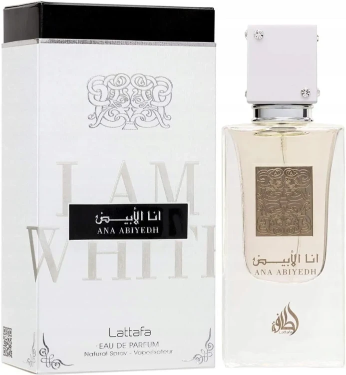 Lattafa Ana Abiyedh I Am White woda perfumowana 60ml. + 2 próbki