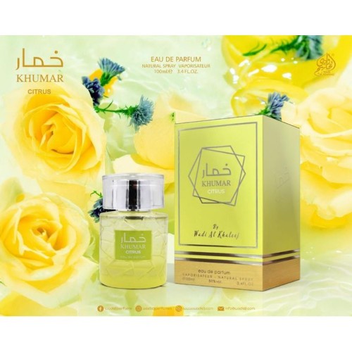 Wadi Al Khaleej Khumar Citrus woda perfumowana 100ml. + 2 próbki